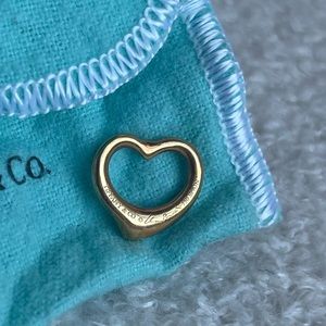 Tiffany & Co 18K Elsa Peretti® Open Heart Pendant
